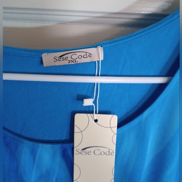 Sese code 2x women's blouse new with tags - Picture 2 of 2